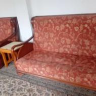 مبل هفت نفره سالم ولی کار کرده