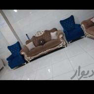 یک دسته مبلمان هشت نفره درحدنوبدونه مشکل نشست