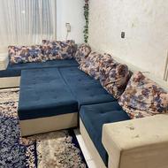مبل ال هفت نفره با میز بزرگ