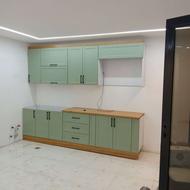 سه متر زمینی و سه متر دیواری کابینت پیش ساخته