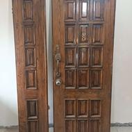 درب ورودی آپارتمان چوبی
