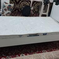 تخت خواب یکنفره با توشک رویال