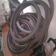 تعدادی لاستیک 26 و 27نیم دوچرخه