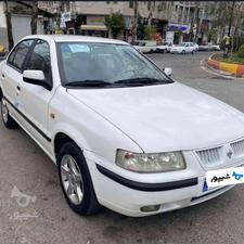 سمند LX (ساده) 1387 سفید بدون 1 ریال هزینه