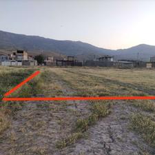 زمین چغابدار زیر کانال آب