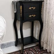 میز تلفن چوبی