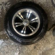 چهار حلقه رینگ و لاستیک مزدا باری