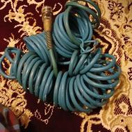 تفنگی وشلنگ فنری ده متری باد