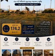 (فرصت سرمایه گذاری) زمین مسکونی-تجاری روبه رو دانشگاه آزاد