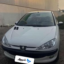 پژو 206 sd v8 1395 سفید