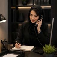 منشی خانم برای دفتر امور مهاجرتی
