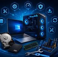 خدمات کامپیوتری، نصب ویندوز و ارتقای لپتاپ | رشد آیتی