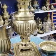ست کامل سماور زغالی با وسایلش