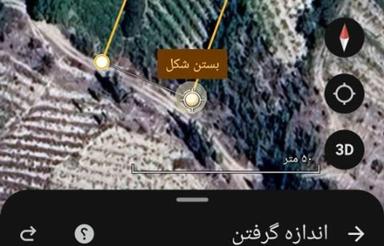 باغ انگور به می،ان 40 لک و 3000 متر