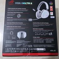 هدست ROG Delta 2 سفید آکبند و کاملا نو