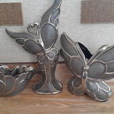 دکوری بوفه نقره ای