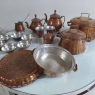 سرویس غذاخوری و چای خوری مسی نو