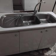 کابینت ام‌ دی اف گاز و سینک