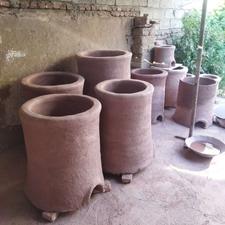 ساخت انواع تنور سنتی گلی