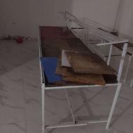 میز آهنی تک طبقه و3 طبقه