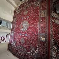 دو فرش ماشینی قرمز