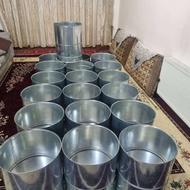 سطل حبوبات فلزی فروشگاهی