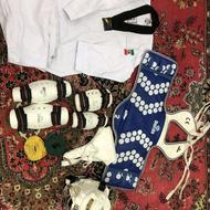 لوازم تکواندو کاملا نو و سالم