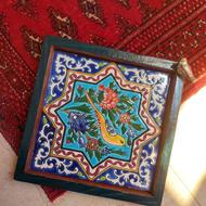 سینی تک نفره سرامیکی چوبی