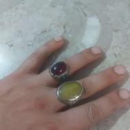 2 عدد انگشتر 1عدد رکاب نقره