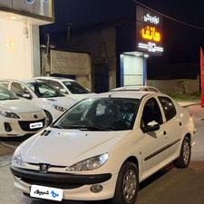 پژو 206 SD (صندوق دار) 1397 سفید