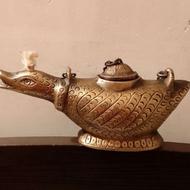 پیسوز مرغابی برنجی قدیمی و سنگین