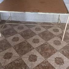 میز آهنی با تخته