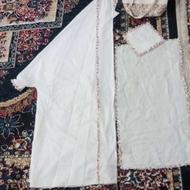 چادر نماز دخترانه جشن تکلیف سه تیکه