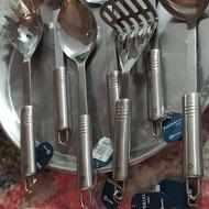 ست 8 پارچه کفگیر ملاقه استیل ساخت فرانسه