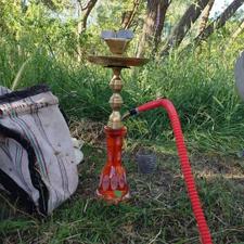 قلیان برنجی متوسط