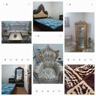 مبل 7 نفره .سرویس خواب ویترین گلیم