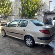 پژو 206 SD (صندوق دار) 1386 بژ