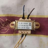 ترانس کاهنده 220 ولت 50HZ تبدیل به 12V AC با 350mA