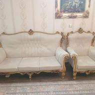 یک دست مبل استیل هفت نفره