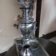 سماور برنجی برنزی دکوری کلکسیون آنتیک قندان هندی