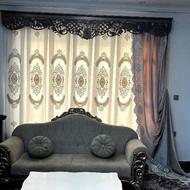 پرده پذیرایی با اندازه 270×230