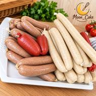 سوسیس و کالباس و کیک تولد «مون کیک»