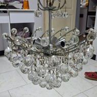 لوستر 5 شاخه کریستال