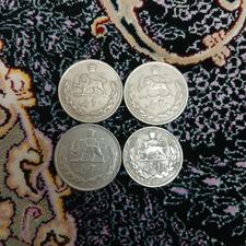 4 عدد سکه شاهنشاهی