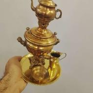 سماور مینیاتوری برنزی عتیقه