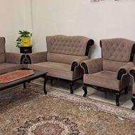 سرویس مبل و میز نهارخوری همراه با میز تلویزیون