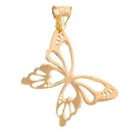 طلای 18عیار طرح پروانه 90سوت شیک وزیبا