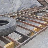 یدک کش کمباین زنجیری برنج