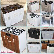 اجاق گاز طرح فر کابینت