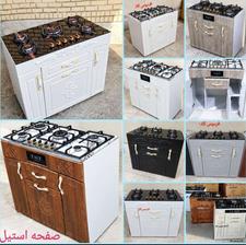اجاق گاز طرح فر کابینت